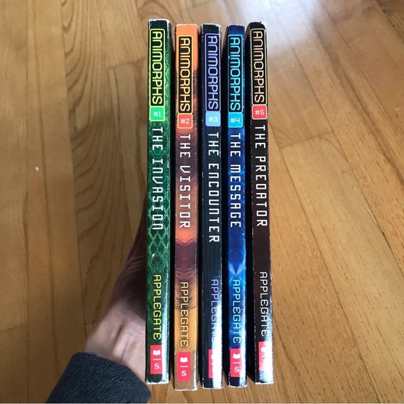 Animorphs books 1-5 #1 #2 #3 #4 #5 KA Applegate morph animals The Invasion 1 2 3 - Picture 3 of 11